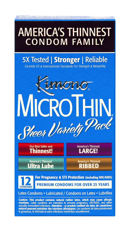 KIMONO MICROTHIN SHEER VARIETY 12 PACK