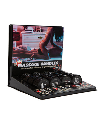 MASSAGE CANDLE 2OZ PREPACK DISPLAY