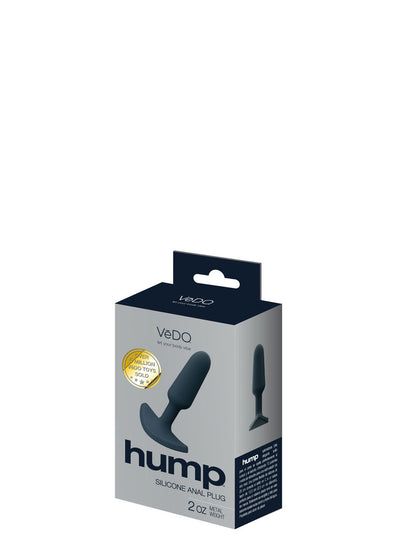 VEDO HUMP SILICONE ANAL PLUG BLACK