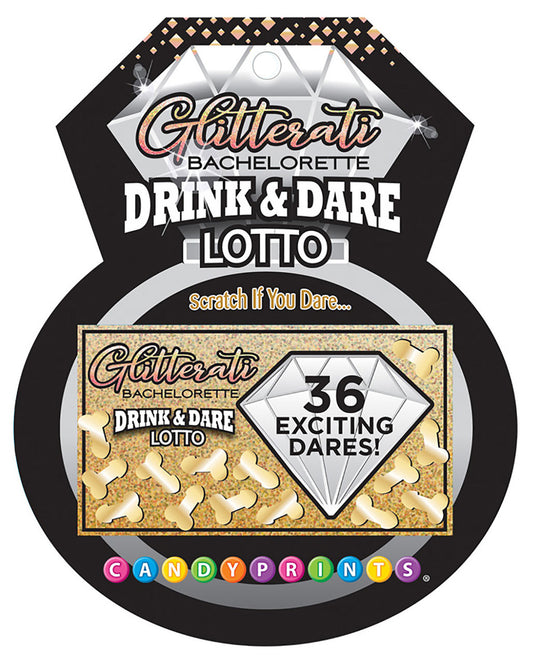 GLITTERATI DRINK & DARE LOTTO CARDS