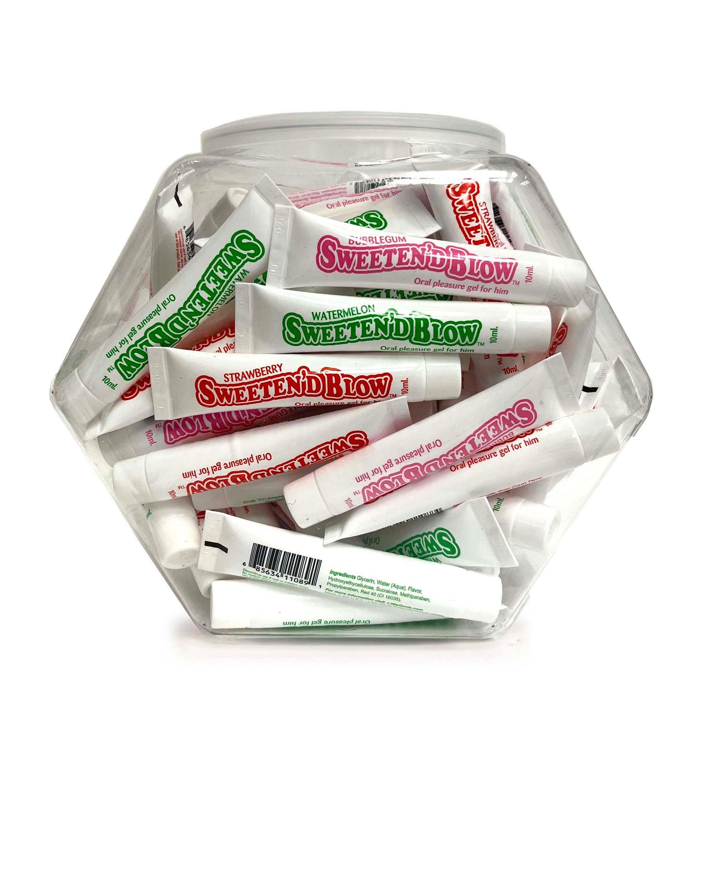 SWEETEN'D BLOW FISHBOWL 66 PILLOW PACKS 3 FLAVORS