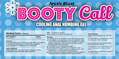 BOOTY CALL ARCTIC BLAST ANAL NUMBING & COOLING GEL