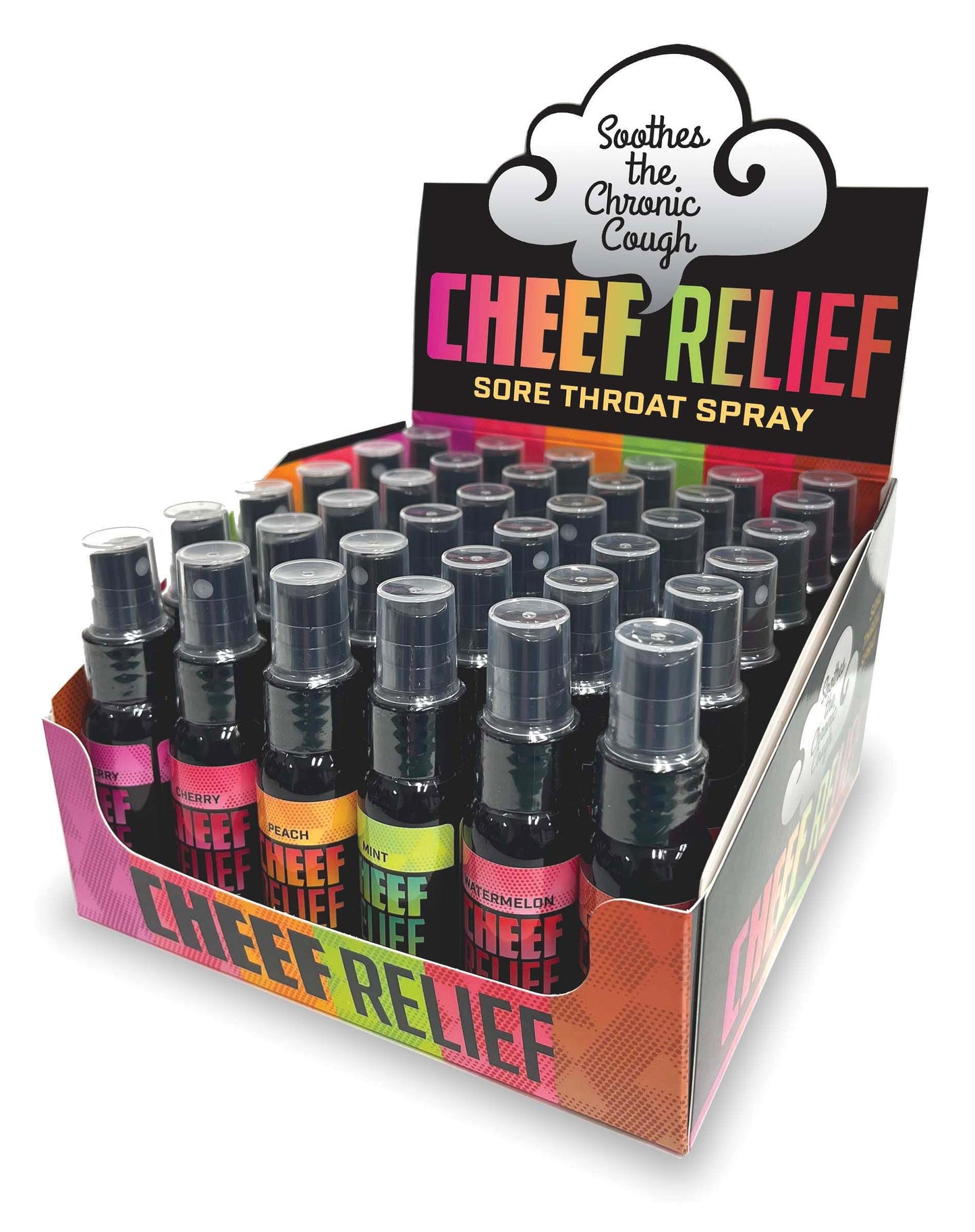 CHEEF RELIEF DISPLAY 36 PCS