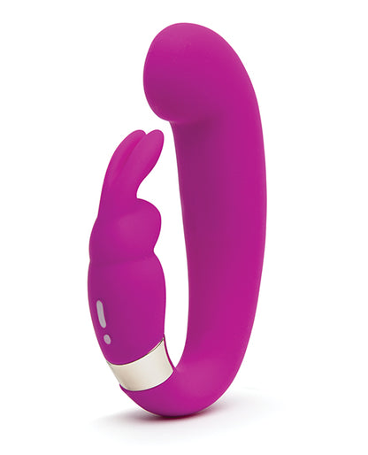 HAPPY RABBIT G-SPOT CLITORAL CURVE VIBRATOR PURPLE