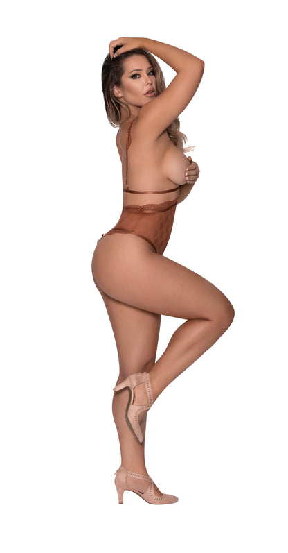 CARAMEL KISS CUPLESS TEDDY CARAMEL S/M