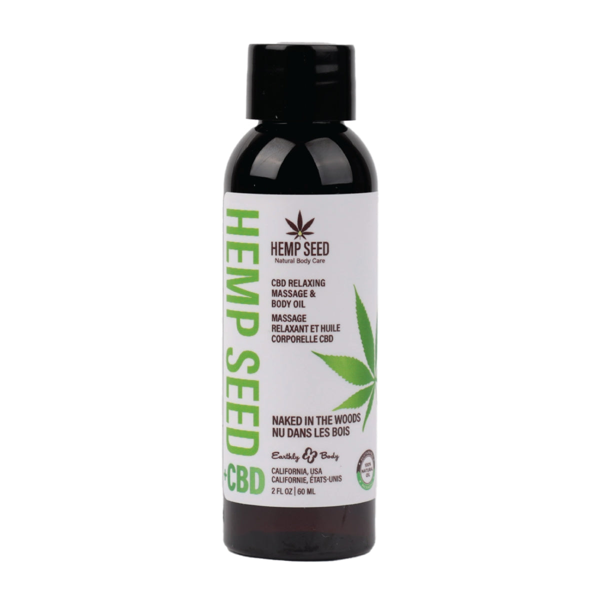 RELAXING MASSAGE & BODY OIL NAKED IN THE WOODS 2 OZ