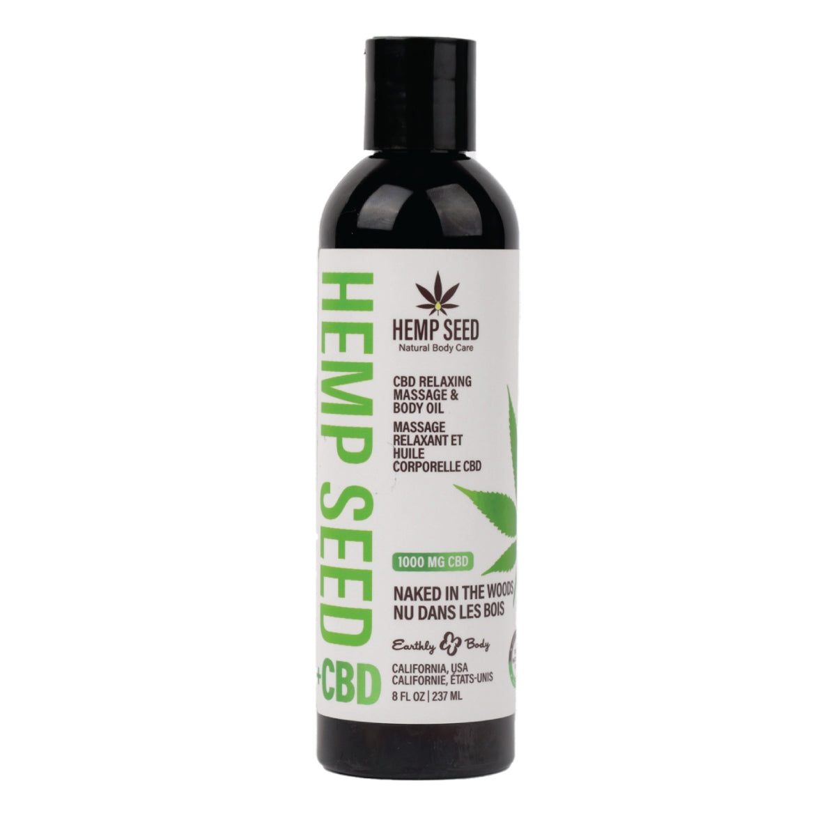 RELAXING MASSAGE & BODY OIL NAKED IN THE WOODS 8 OZ