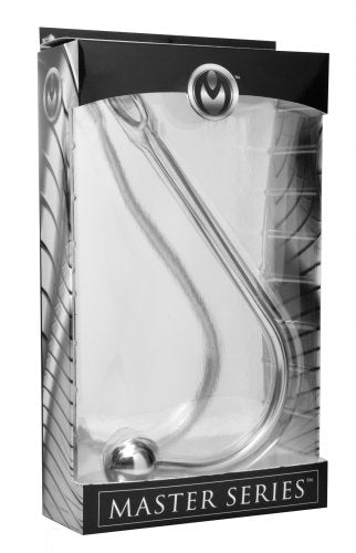 MASTER SERIES HOOKED STAINLESS STEEL ANAL HOOK