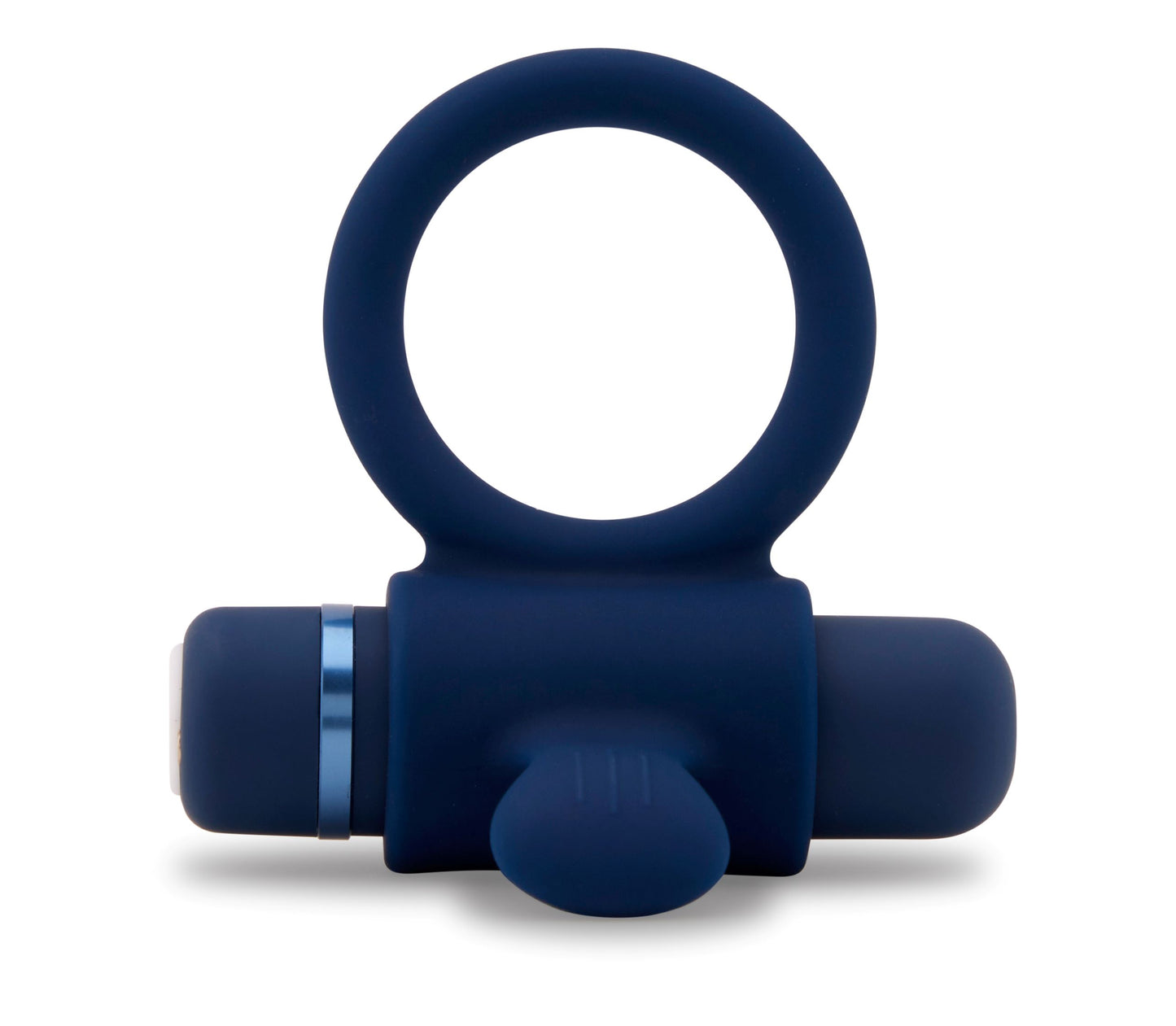SENSUELLE SILICONE BULL RING NAVY BLUE