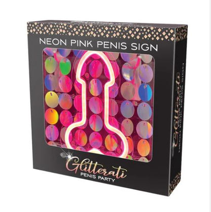 NEON PENIS LIGHT UP SIGN
