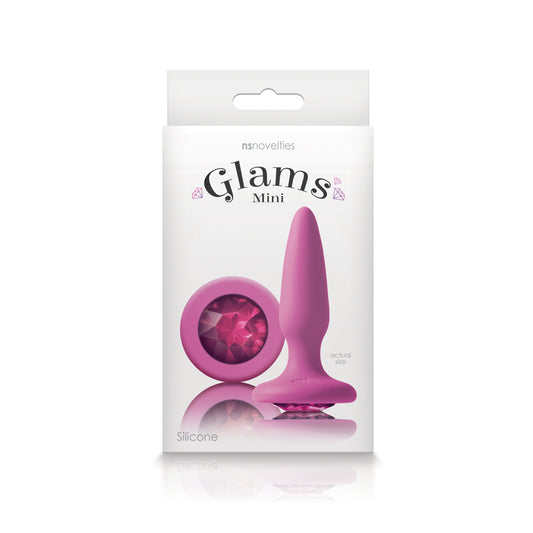 GLAMS MINI PINK GEM BUTT PLUG