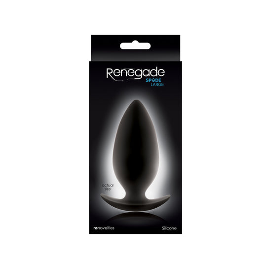 RENEGADE SPADES LARGE BLACK PLUG