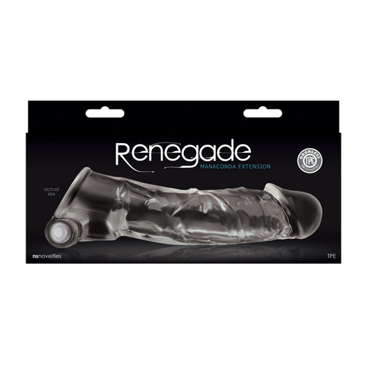 RENEGADE MANACONDA CLEAR PENIS EXTENSION