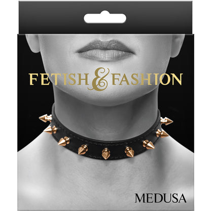 FETISH & FASHION MEDUSA COLLAR BLACK