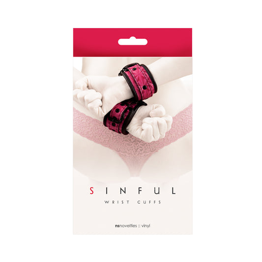 SINFUL WRIST CUFFS PINK