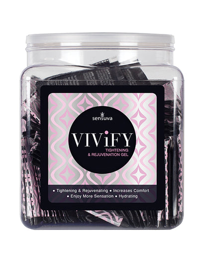 VIVIFY TIGHTENING & REJUVENATION GEL 100 PC SINGLE USE PACKET TUB