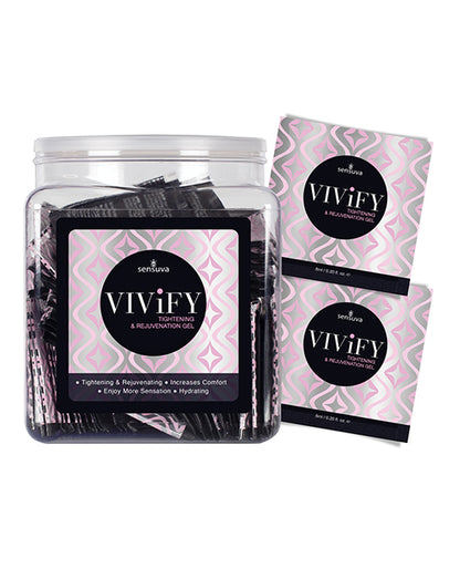 VIVIFY TIGHTENING & REJUVENATION GEL 100 PC SINGLE USE PACKET TUB