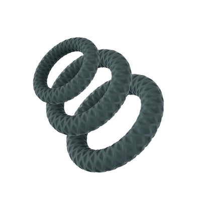 ONYX 3 RING SET
