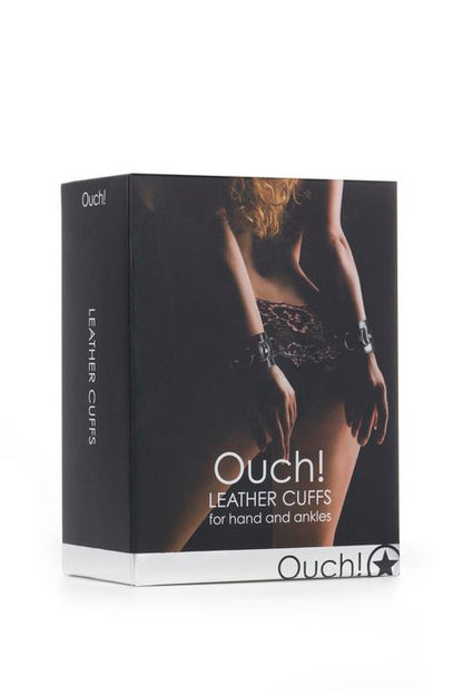 LEATHER CUFFS BLACK