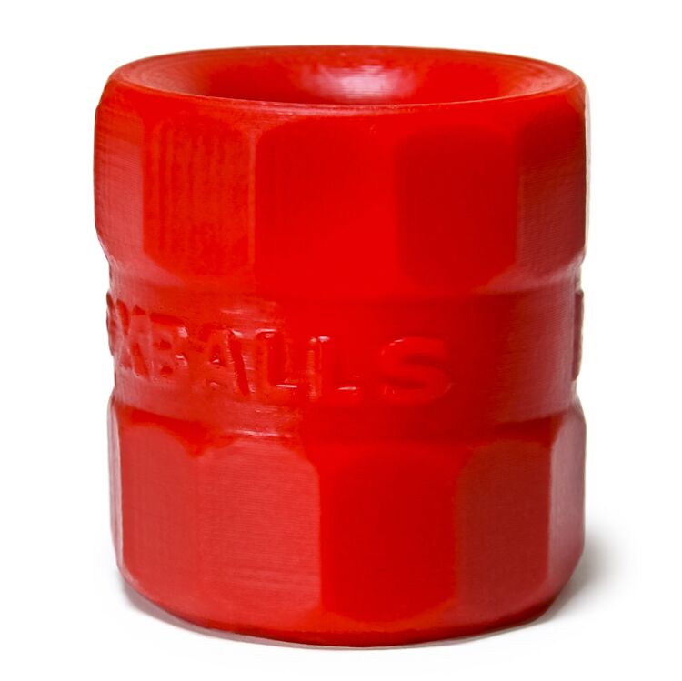 BULLBALLS 2 BALLSTRETCHER SILICONE SMOOSH RED (NET)