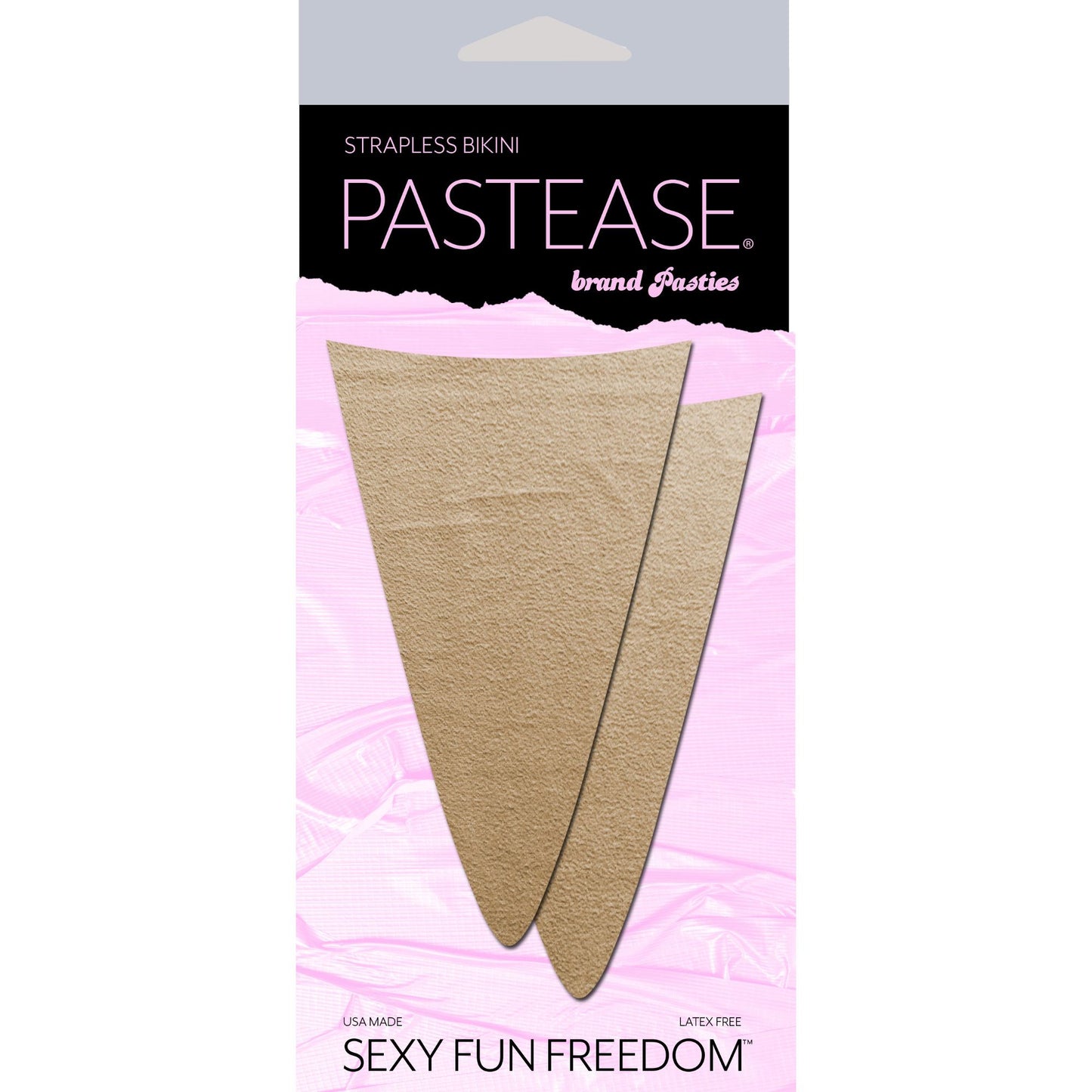 PASTEASE STRAPLESS BIKINI MERKINS NUDE
