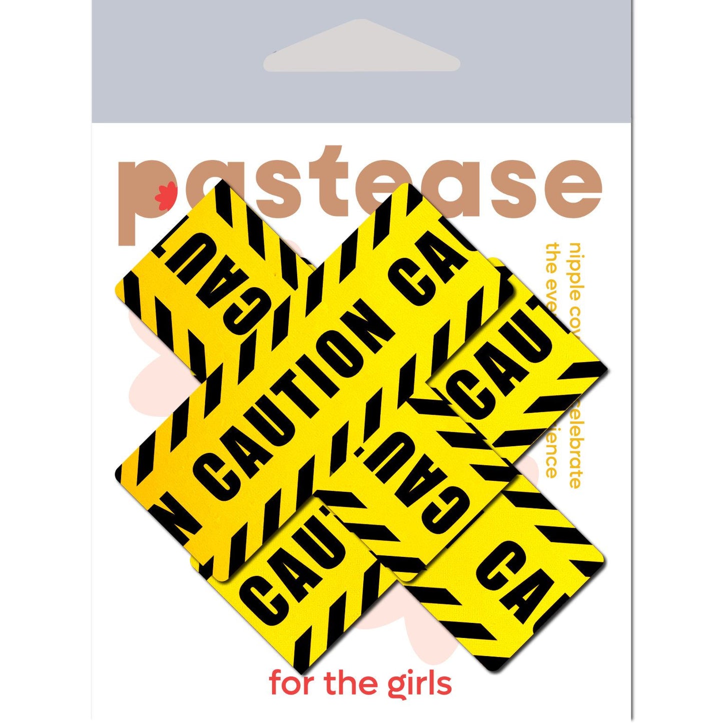PASTEASE CROSSED CAUTION TAPE