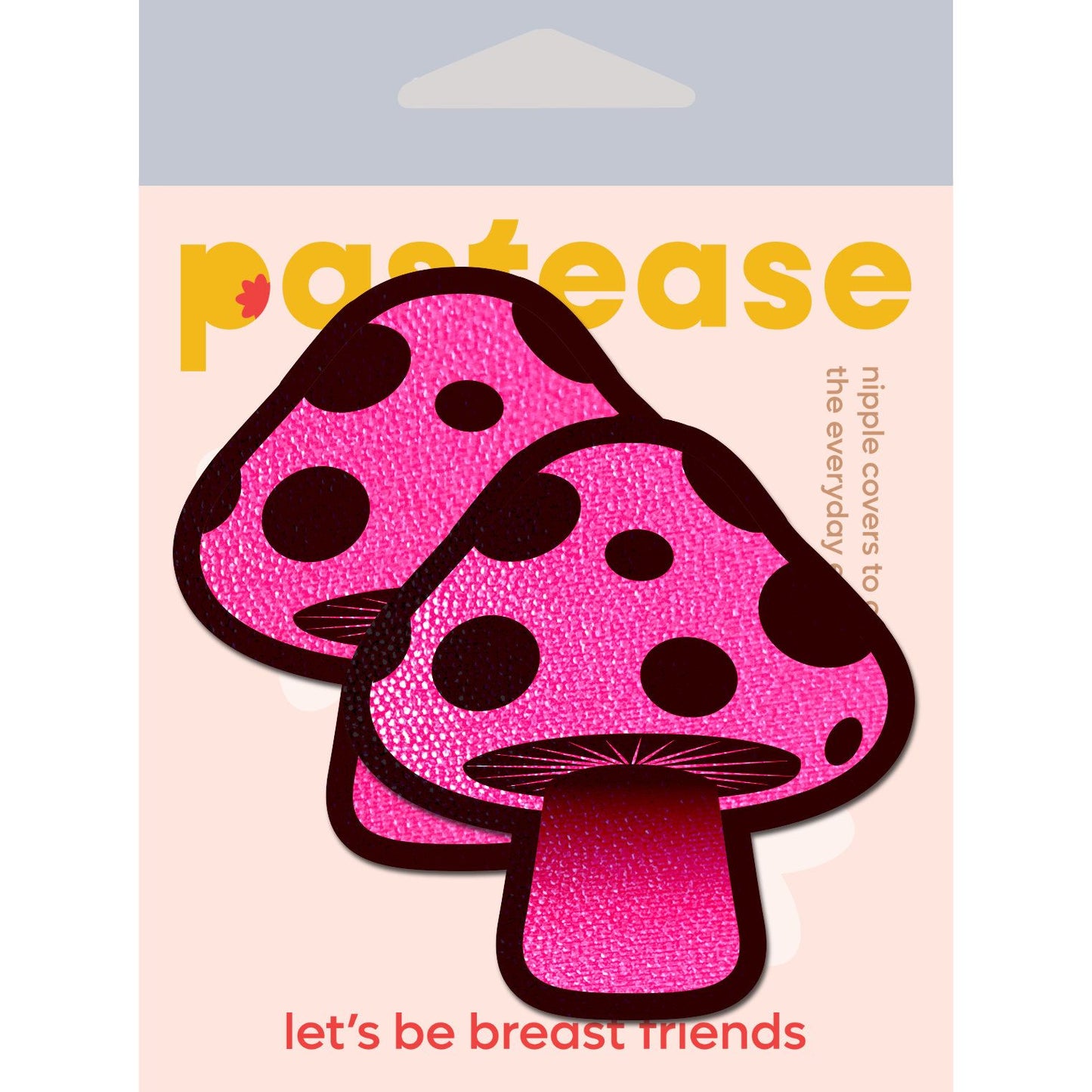 PASTEASE MUSHROOM GLOW IN THE DARK NEON PINK