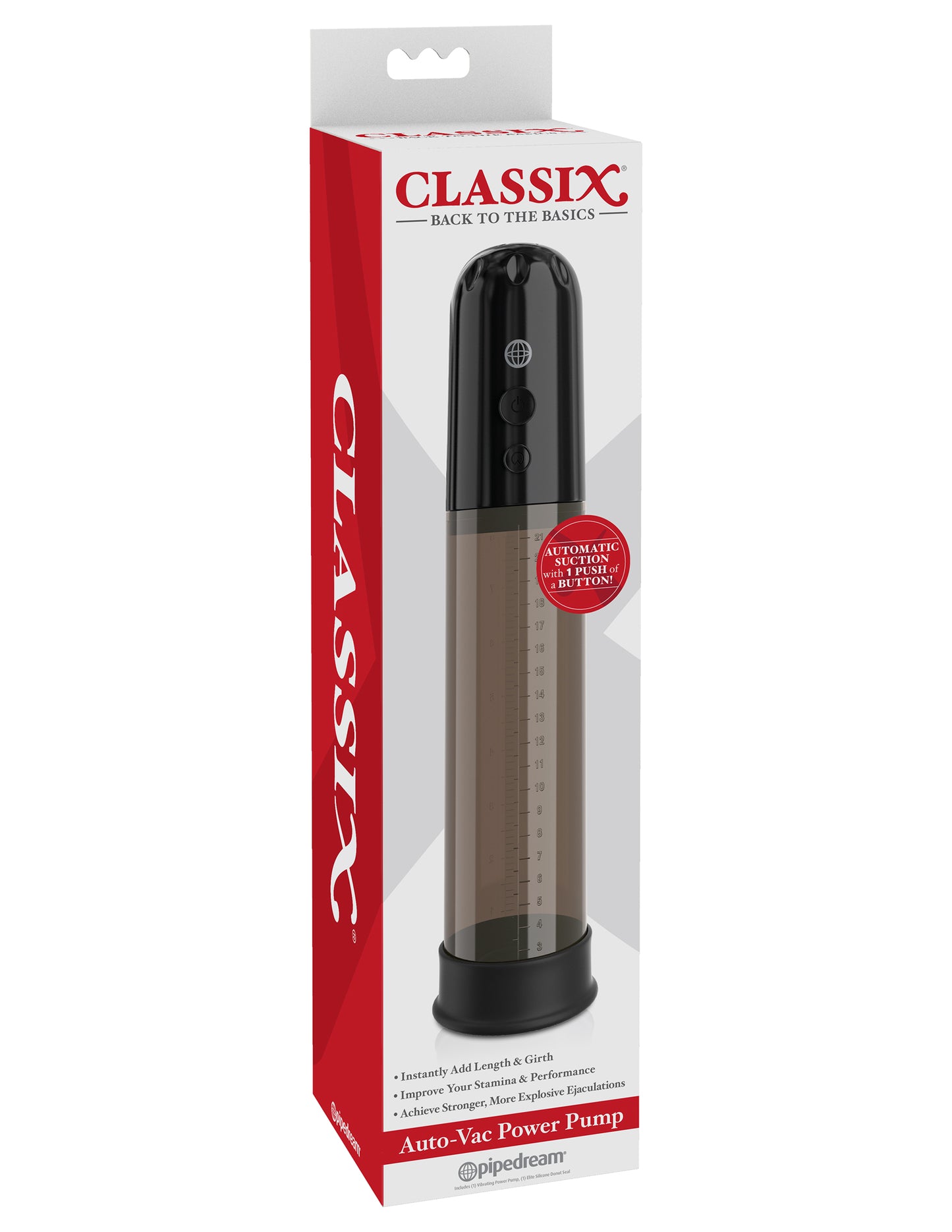 CLASSIX AUTO VAC POWER PUMP BLACK