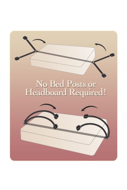 FETISH FANTASY BED BINDINGS RESTRAINT KIT