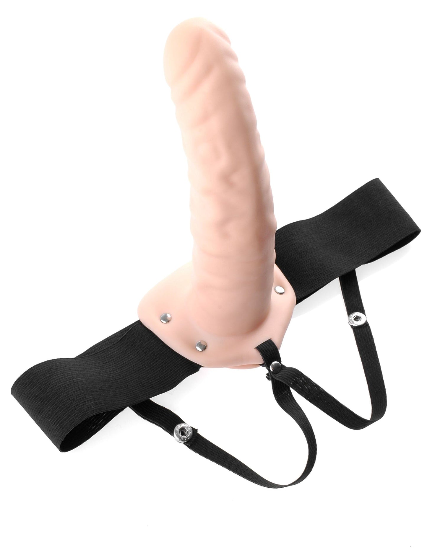 FETISH FANTASY 8IN HOLLOW STRAP ON FLESH