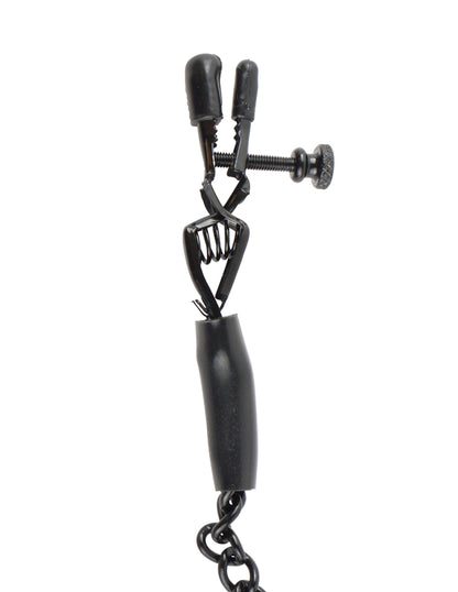 FETISH FANTASY ADJUSTABLE NIPPLE CHAIN CLAMPS