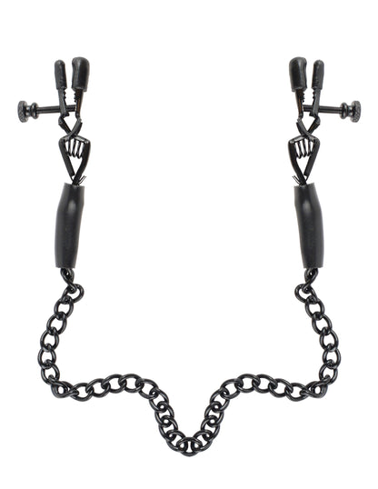 FETISH FANTASY ADJUSTABLE NIPPLE CHAIN CLAMPS