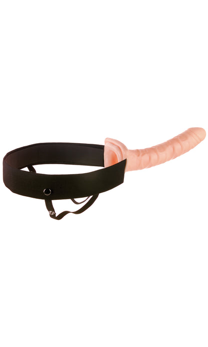 FETISH FANTASY 10IN HOLLOW STRAP ON FLESH