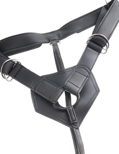 KING COCK STRAP ON HARNESS W/ 8 IN COCK LIGHT