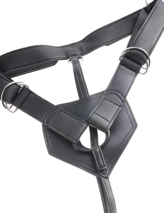 KING COCK STRAP ON HARNESS W/ 8 IN COCK LIGHT