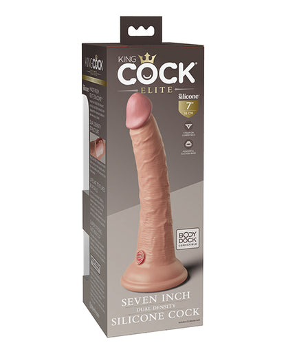 KING COCK ELITE 7 IN DUAL DENSITY LIGHT