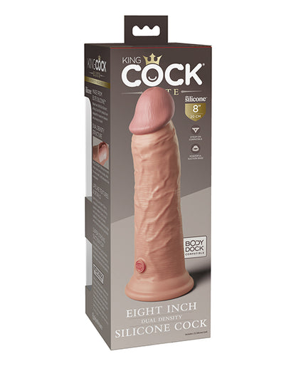 KING COCK ELITE 8 IN DUAL DENSITY LIGHT