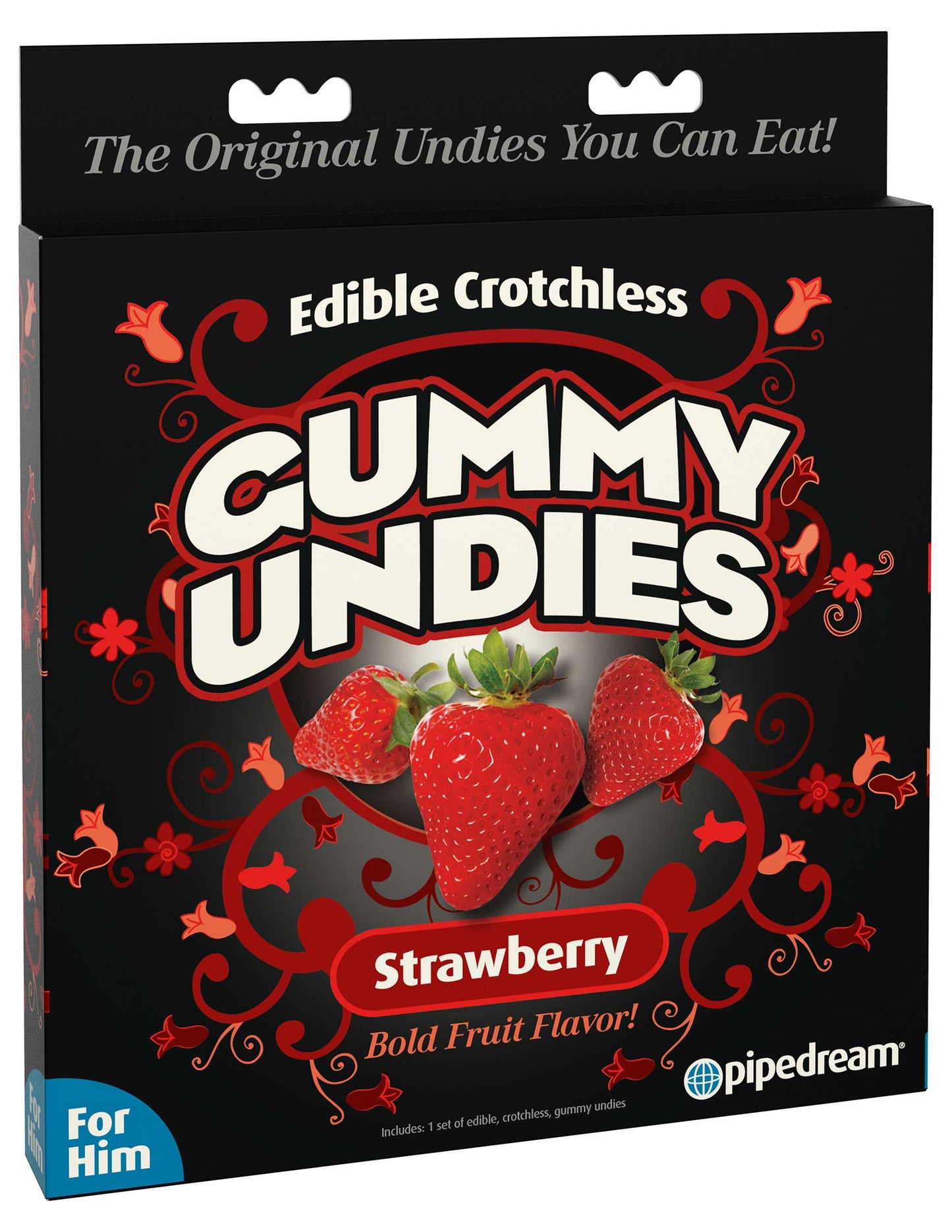 EDIBLE MALE GUMMY UNDIES STRAWBERRY
