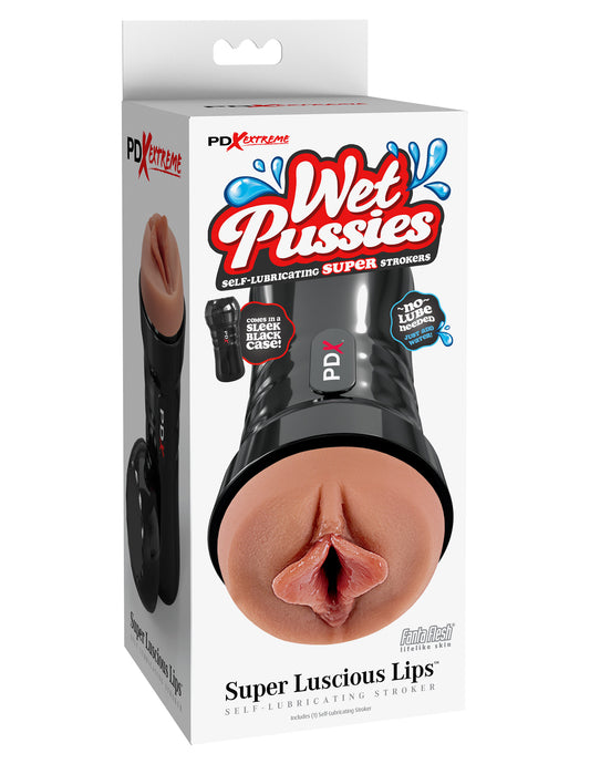 PDX EXTREME WET PUSSIES SUPER LUSCIOUS LIPS BROWN