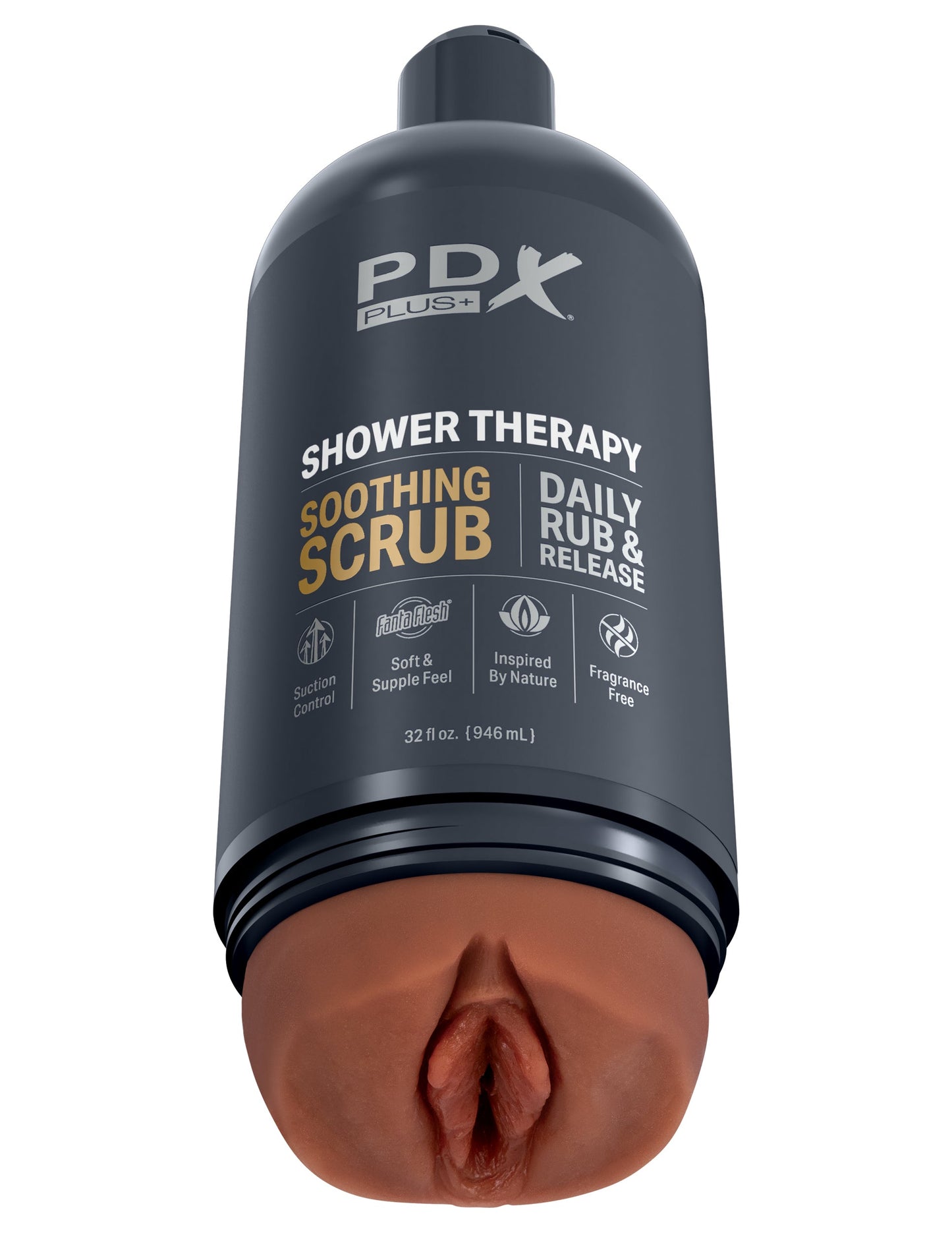 PDX SHOWER THERAPY SOOTHING SCRUB BROWN