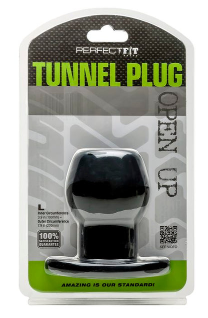 TUNNEL PLUG LARGE BLACK