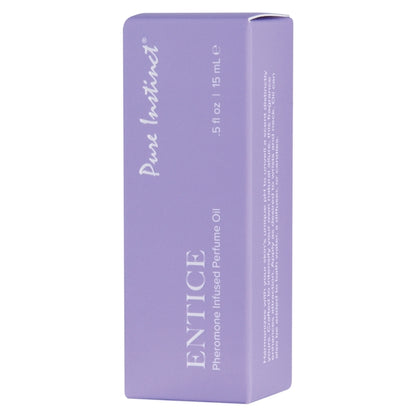 PURE INSTINCT PHEROMONE INFUSED PERFUME OIL EAU DE PARFUM ENTICE .5FL OZ/15ML