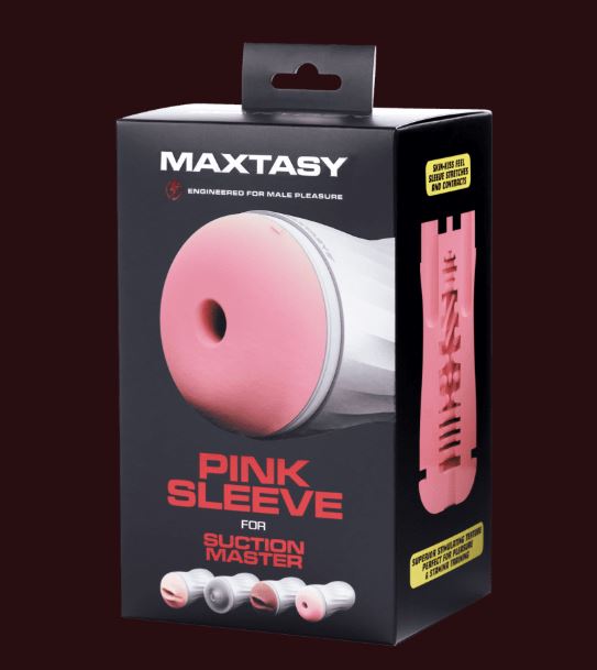 MAXTASY SUCTION SLEEVE STANDARD PINK REPLACEMENT
