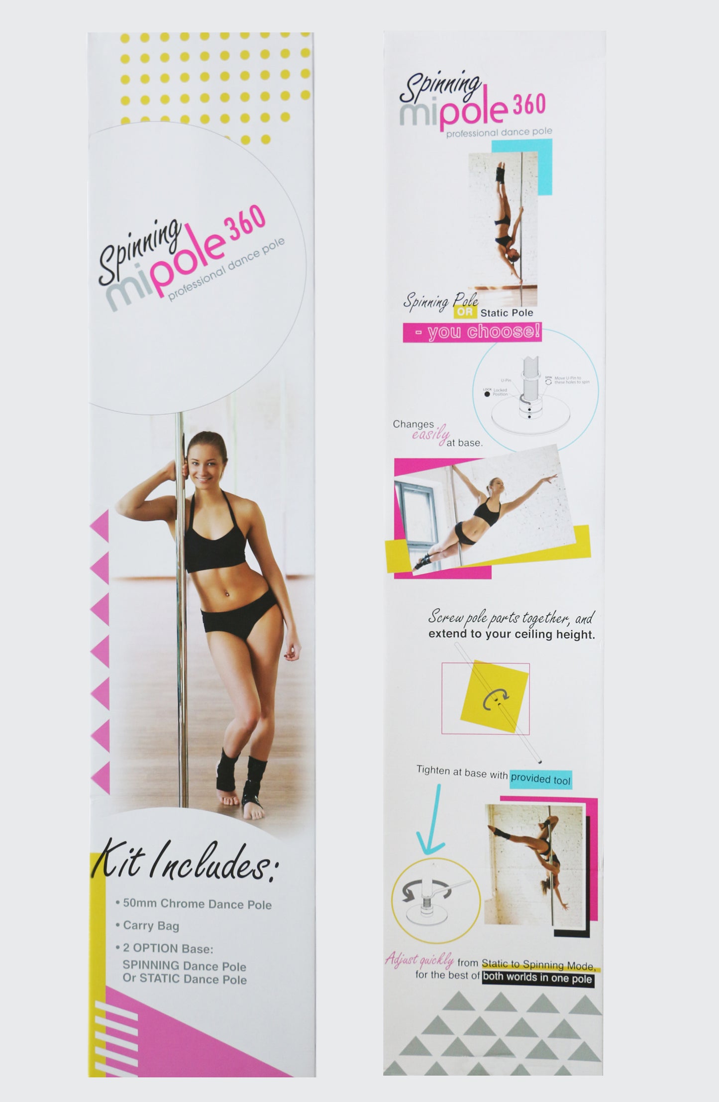 MI POLE SPINNING PROFESSIONAL DANCE POLE (NET)(Out End Oct)