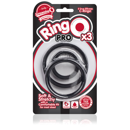 SCREAMING O RING O PRO X 3 BLACK