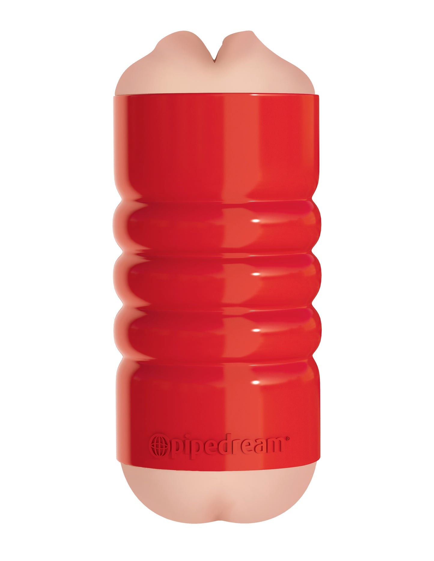 PDX EXTREME TIGHT GRIP MOUTH & ASS MASTURBATOR RED/LIGHT