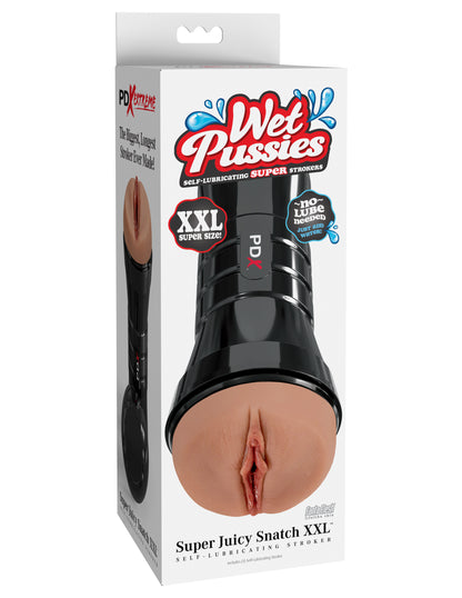 PDX EXTREME WET PUSSIES SUPER JUICY SNATCH XXL - BROWN