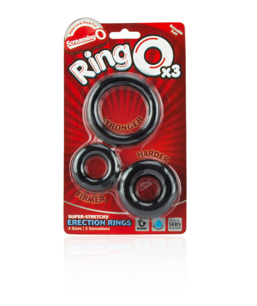 RING O 3PACK BLACK