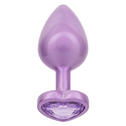 JEWEL LARGE AMETHYST HEART PLUG