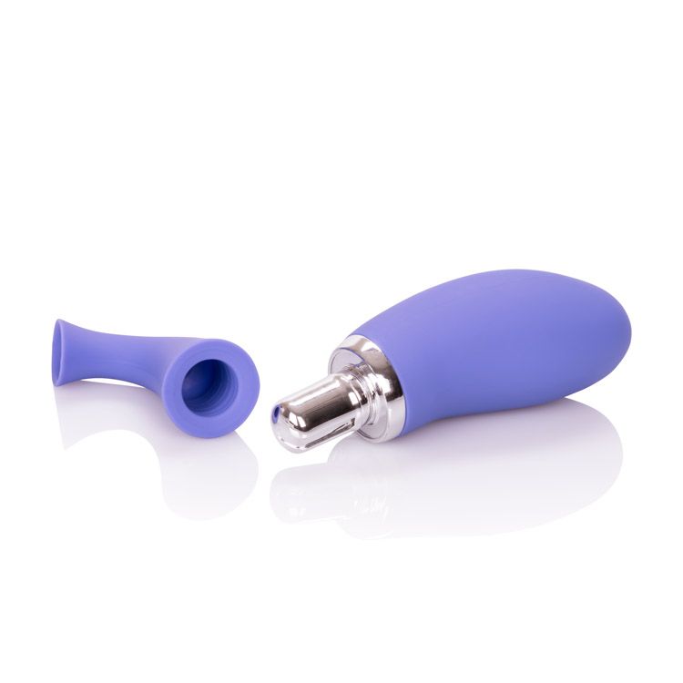 RECHARGEABLE CLITORAL PUMP BLUE